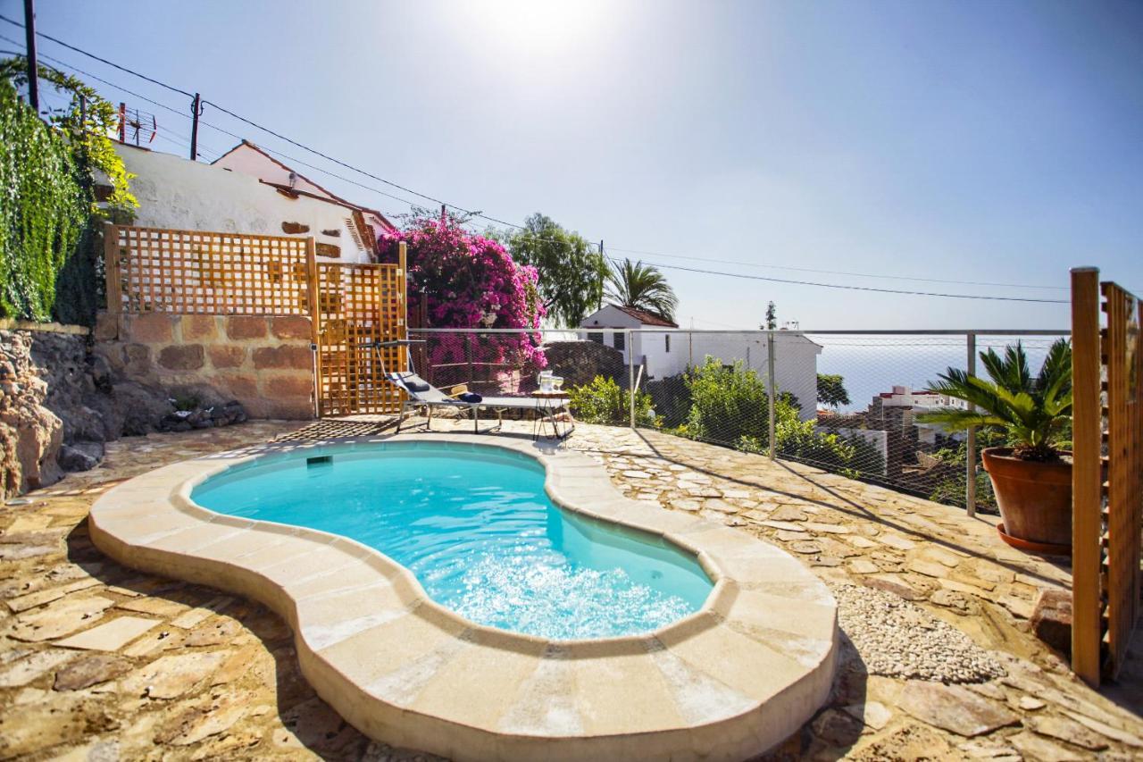 Romantic Hamlet Cottage With Private Pool La Fragua De Eliseo Candelaria Exteriör bild